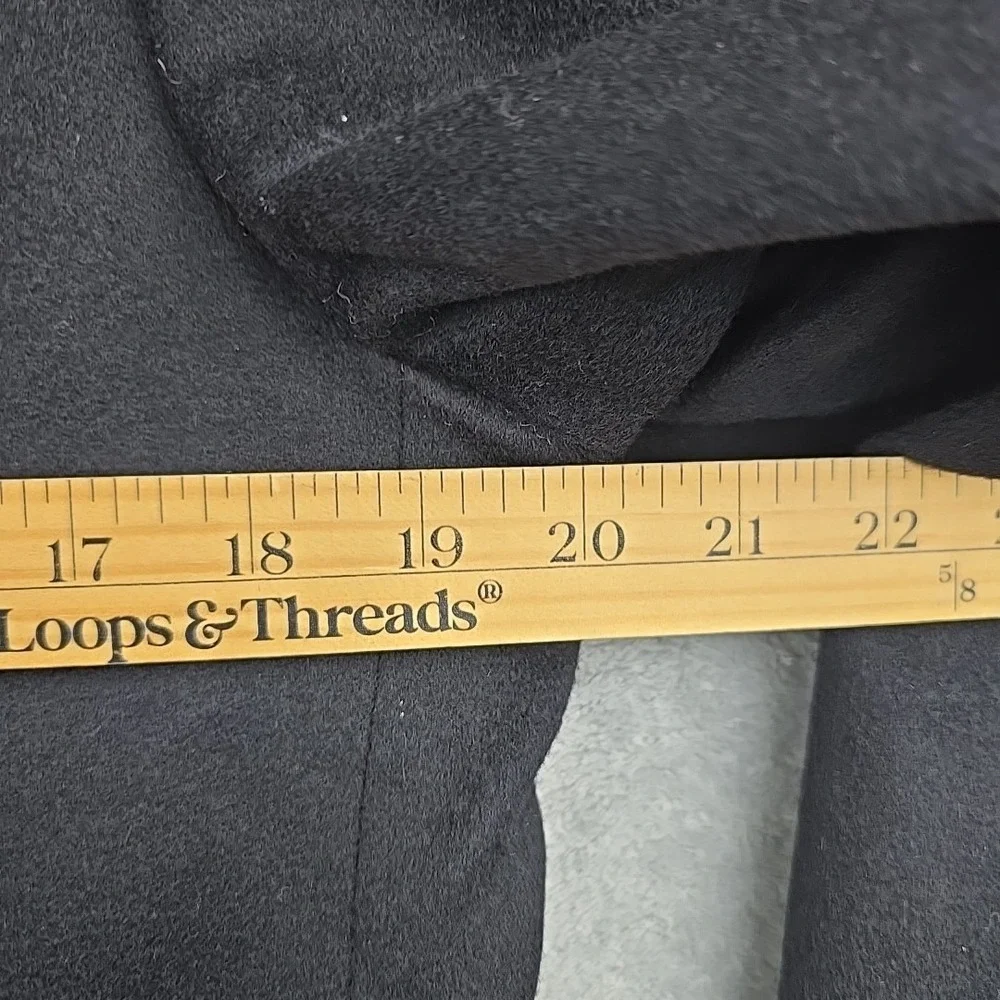 Jack‎ Victor Sport Coat Mens 40 R Black Loro Piana 100% Cashmere Blazer Lucawood